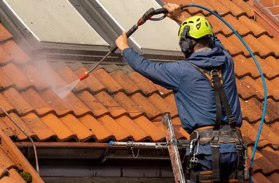 Démoussage et hydrofuge de toiture à Rohr